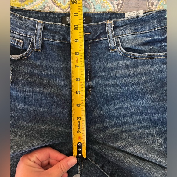 Judy Blue High Rise Mid Thigh Denim Shorts Size Medium - Picture 5 of 7